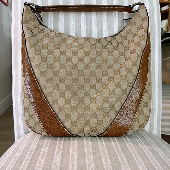 Authenic Brand New Vintage Gucci Hobo Beige - Picture 6 of 17